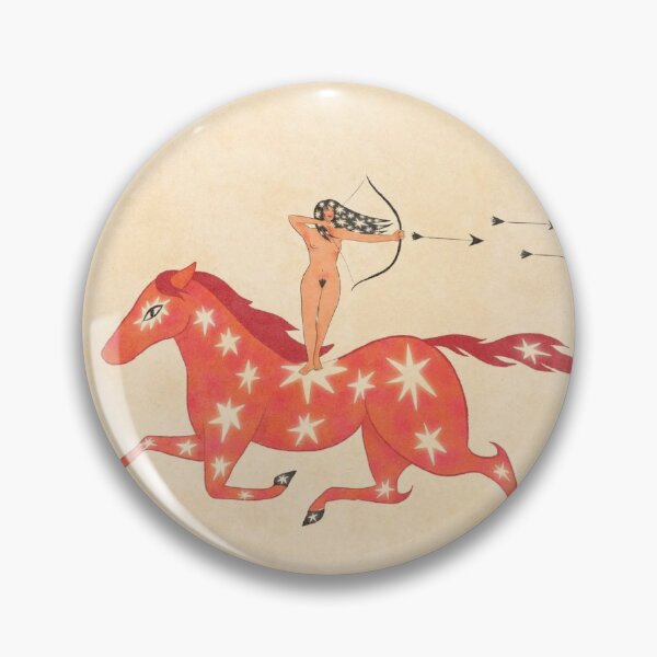 Item preview, Star horse archery bow arrow woman astrology designed and sold by ellmoswrld.