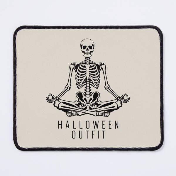 Item preview, Halloween Outfit Meditating Skeleton Yoga Pose designed and sold by MavtM.