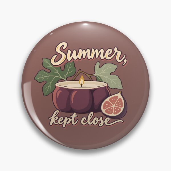 Item preview, Summer Kept Close Fig Candle Making Retro Aesthetic designed and sold by MythicCotton.