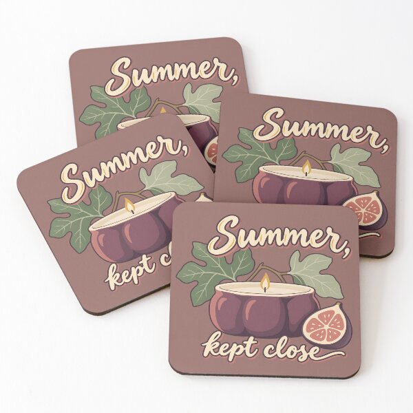 Item preview, Summer Kept Close Fig Candle Making Retro Aesthetic designed and sold by MythicCotton.