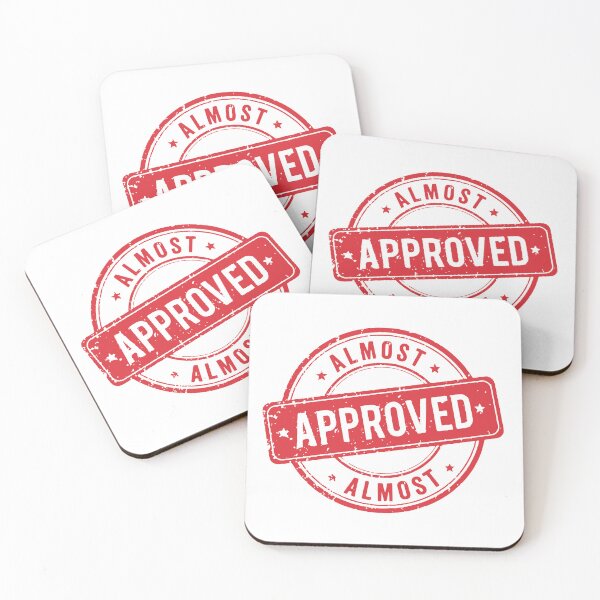 Item preview, Almost Approved Stamp designed and sold by AnAzArt.