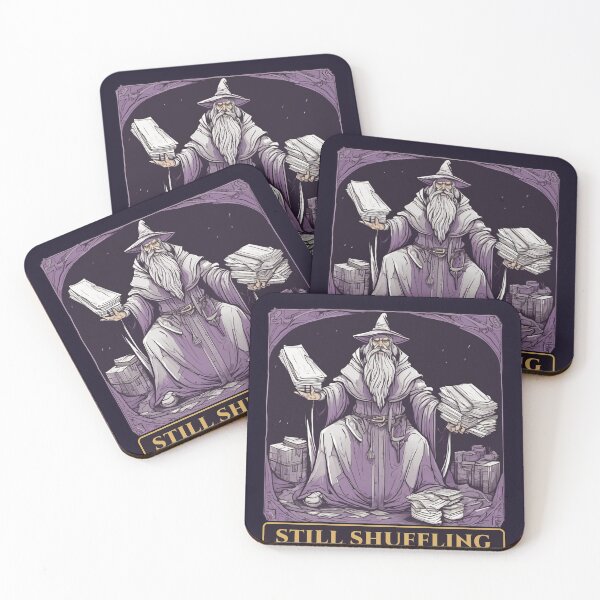 Item preview, Still Shuffling – Old Wizard Who Never Stops Shuffling designed and sold by Wyyder's Spellbook.