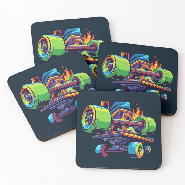 Item preview, Vibrant Skateboard designed and sold by Tickety Boo.