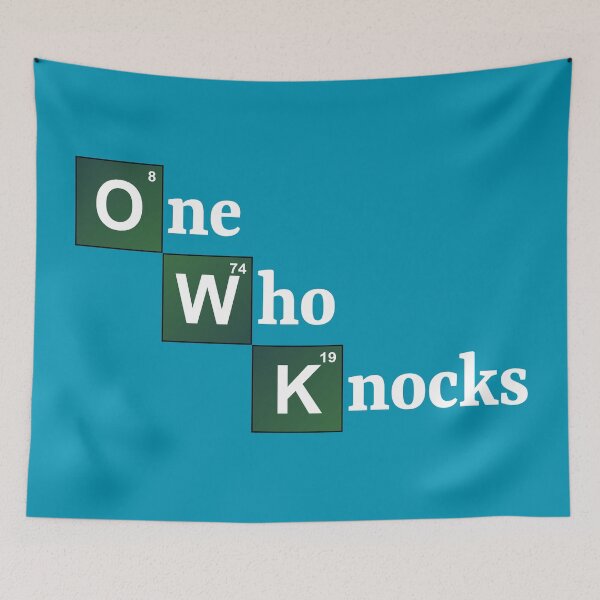 Item preview, One Who Knocks (Periodic Table Initials) (Diagonal) designed and sold by Karate Octopus.