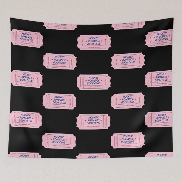 Item preview, Hockey Romance Book Club Ticket - Pink And Blue designed and sold by tilley-krystina.