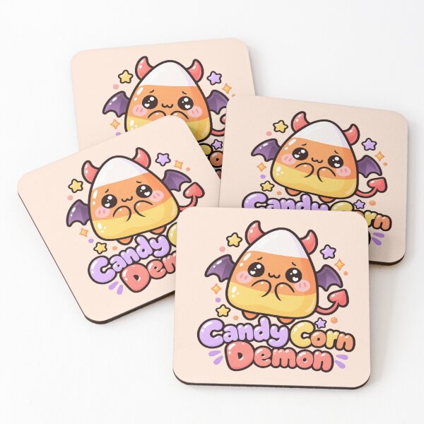 Item preview, Candy Corn Demon – Cute Kawaii Halloween Candy designed and sold by MetaModel Editions.