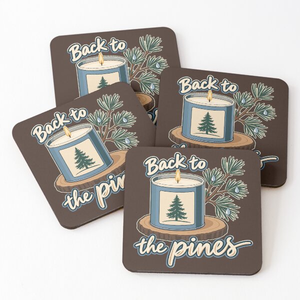Item preview, Back To The Pines Woodland Candle Making Aesthetic designed and sold by MythicCotton.