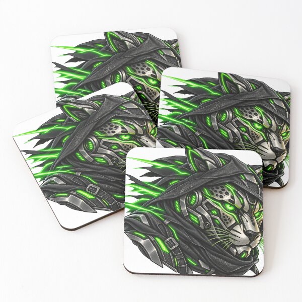 Item preview, Cyberpunk Techwear Cyber Cheetah Shinobi Art designed and sold by RiteshCenter .
