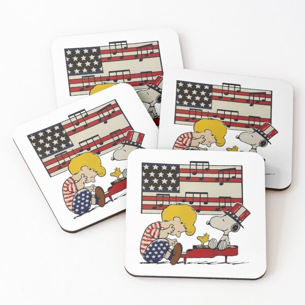 Item preview, Snoopy Patriotic Piano Schroeder designed and sold by TeriGertrudis.
