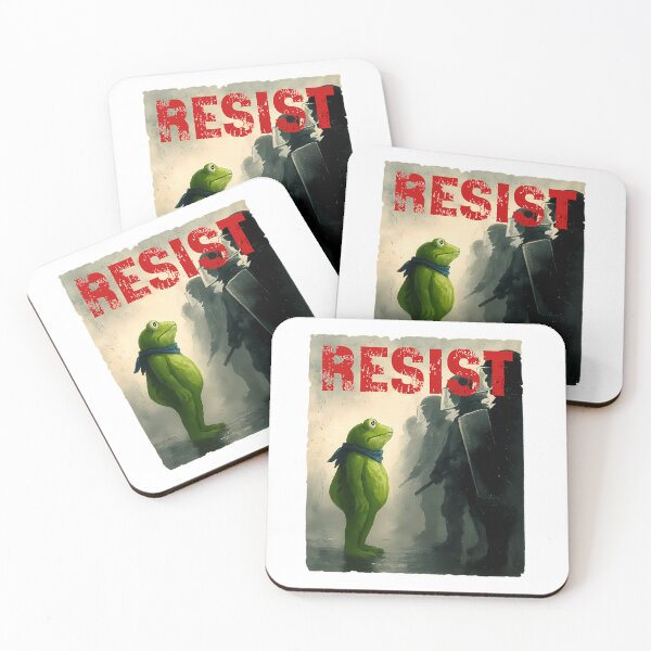 Item preview, Resist Portland Frog Protestanti Ice Anti Fascism Vintage Activist  Resistance designed and sold by shook-jessika.