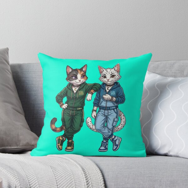 Item preview, Cool Urban Cats Streetwear Duo Hip Hop Best Friends designed and sold by Gianlu1215.