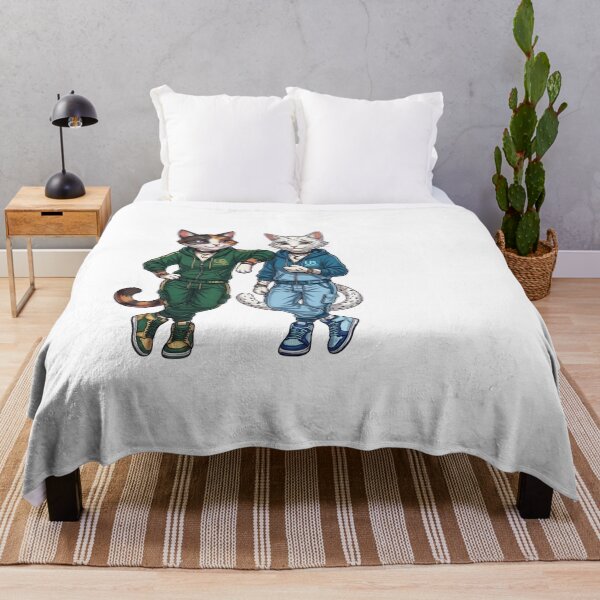 Item preview, Cool Urban Cats Streetwear Duo Hip Hop Best Friends designed and sold by Gianlu1215.