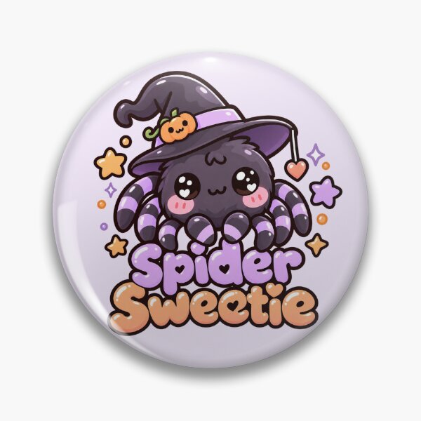 Item preview, Spider Sweetie – Cute Kawaii Halloween Spider designed and sold by MetaModel Editions.