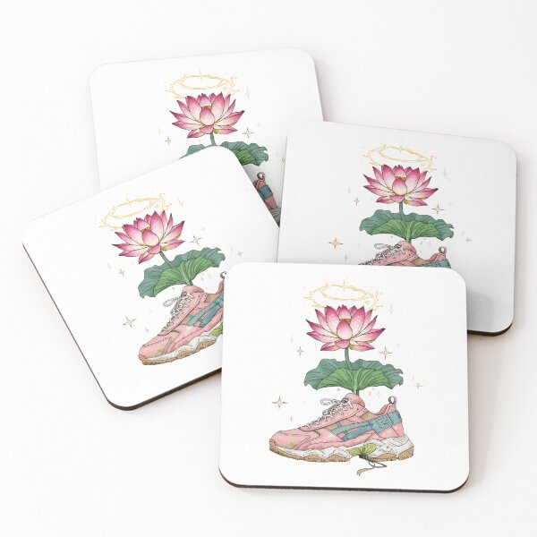 Item preview, Lotus Sneaker with Electric Halo | Spiritual Streetwear Art designed and sold by catcurio.
