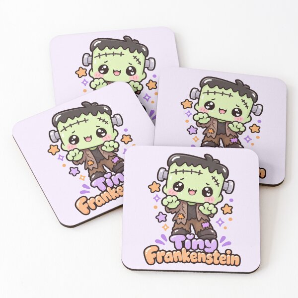 Item preview, Tiny Frankenstein – Cute Kawaii Halloween Monster designed and sold by MetaModel Editions.