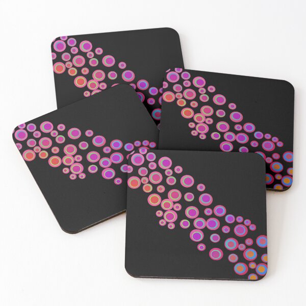 Item preview, Rainbow Bubbles on Black  designed and sold by JaygiesDesign.