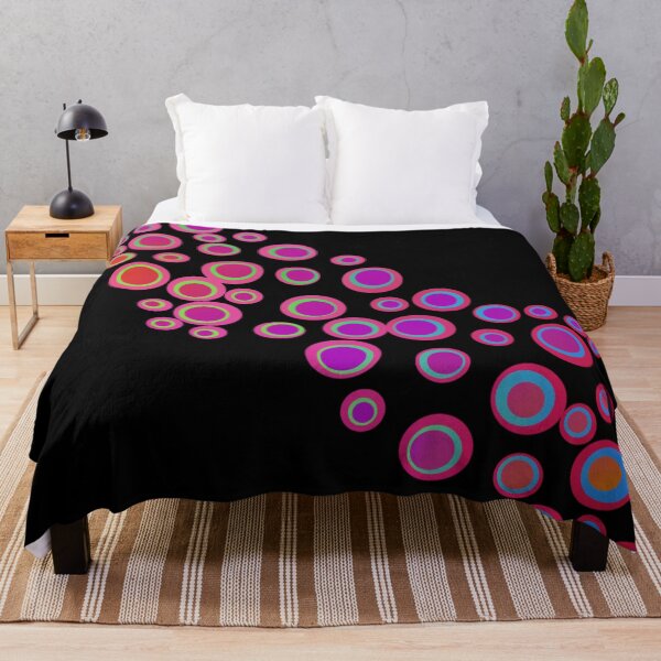 Item preview, Rainbow Bubbles on Black  designed and sold by JaygiesDesign.