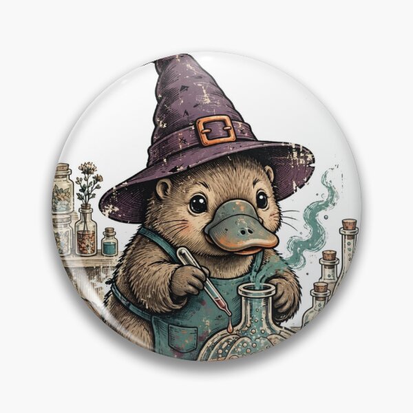 Item preview, Platypus Potion Lab Cute Platypus T-Shirt — Witchy Halloween Potion Flask designed and sold by AASU247.