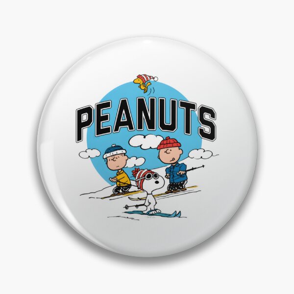 Item preview, Peanuts Gang Skiing Charlie Brown Snoopy Winter Fun designed and sold by TeriGertrudis.