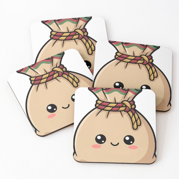 Item preview, Kawaii Christmas Gift Sack with a Happy Face designed and sold by pumsquare.