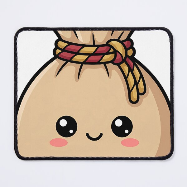 Item preview, Kawaii Christmas Gift Sack with a Happy Face designed and sold by pumsquare.