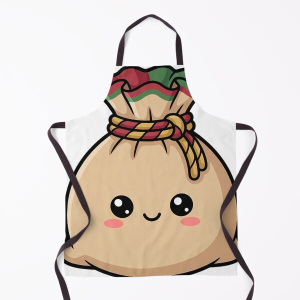Item preview, Kawaii Christmas Gift Sack with a Happy Face designed and sold by pumsquare.