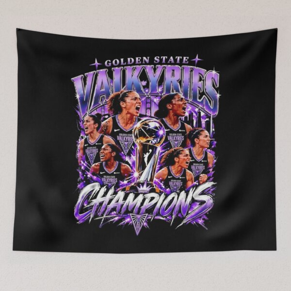 Item preview, Golden State Valkyries Champions Retro Roster designed and sold by BartholomewAsh.