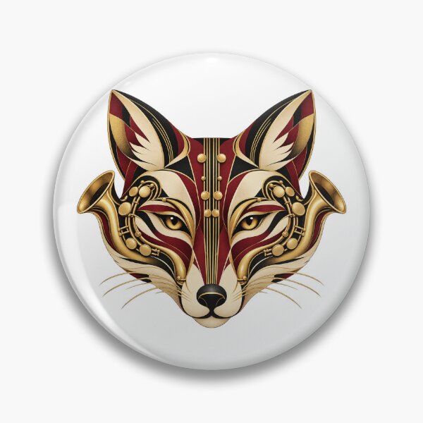Item preview, Fox Musical Portrait in 1930s Art Deco designed and sold by Mono.fi Studios.