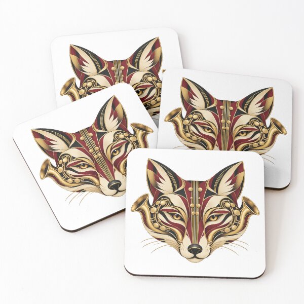 Item preview, Fox Musical Portrait in 1930s Art Deco designed and sold by Mono.fi Studios.