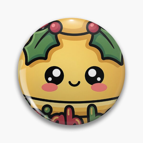 Item preview, Kawaii Christmas Jingle Bell with a Happy Face - Sleigh Bells designed and sold by pumsquare.