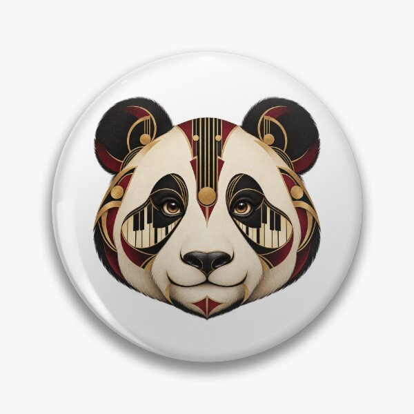 Item preview, Panda Musical Portrait in 1930s Art Deco designed and sold by Mono.fi Studios.