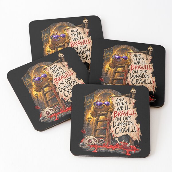 Item preview, And Then We’ll Brawl on Our Dungeon Crawl designed and sold by sofiafresno273.