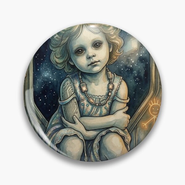 Item preview, Little Cyborg Girl designed and sold by FVO-italydesign.