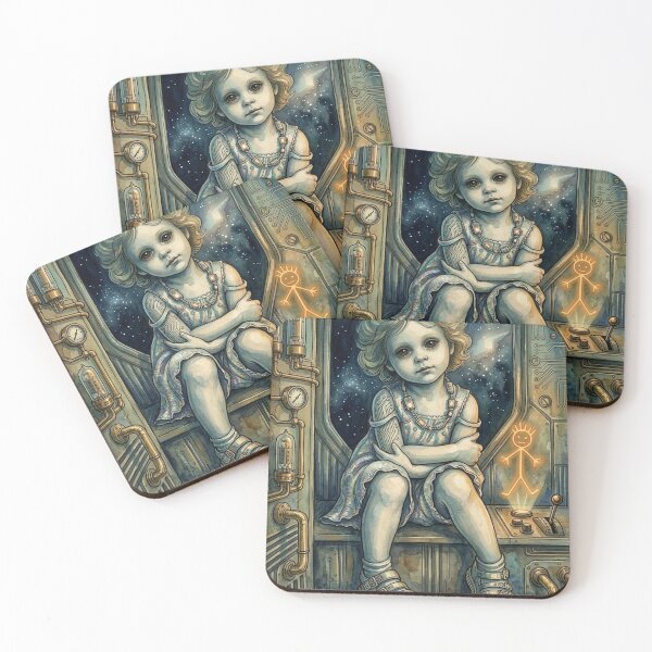 Item preview, Little Cyborg Girl designed and sold by FVO-italydesign.