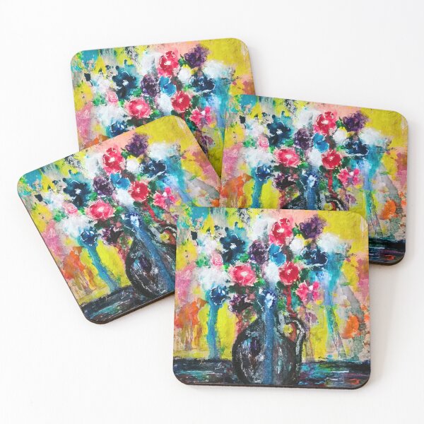 Item preview, Les Fleurs Sauvages | Original Floral Painting designed and sold by CharismaticMindArt.