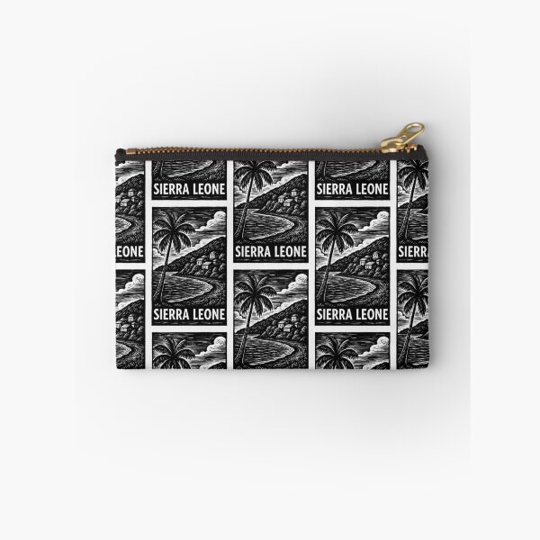 Item preview, Sierra Leone Linocut Style  designed and sold by Thistle-TShop.