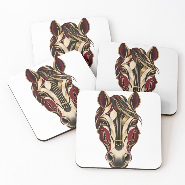 Item preview, Horse Musical Portrait in 1930s Art Deco designed and sold by Mono.fi Studios.