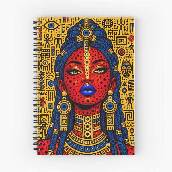 Item preview, Hieroglyphic Matriarch Tribal Pop Art Queen designed and sold by Rarely Ordinary.