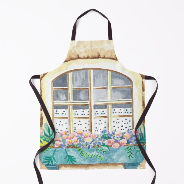 Item preview, Tuscan window with pretty flowers designed and sold by A Sweet  Fragrance Art.