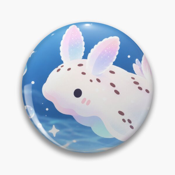 Item preview, Sea Bunny Slug with Pastel Pink Frills in a Sunlit Coral Reef designed and sold by AshiraCreations.
