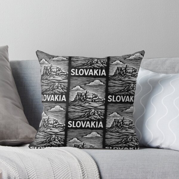 Item preview, Slovakia Linocut Style  designed and sold by Thistle-TShop.