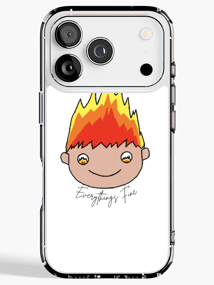 Thumbnail 1 of 5, iPhone Case, Everythings Fine designed and sold by FakeCreator27.