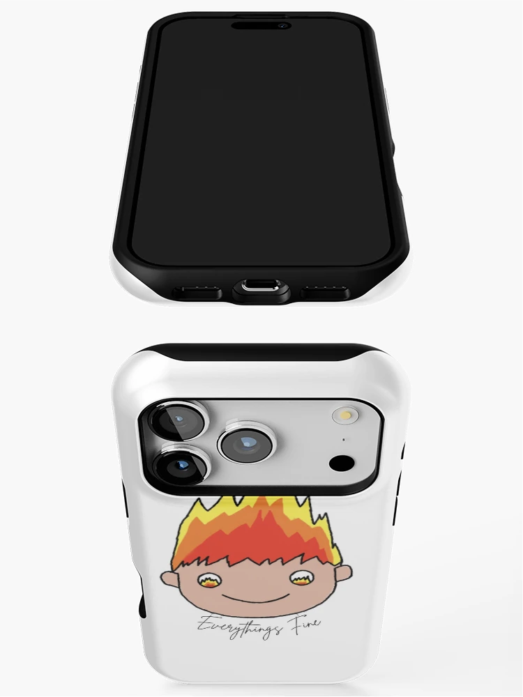 Thumbnail 3 of 4, iPhone Case, Everythings Fine designed and sold by FakeCreator27.