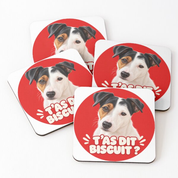 Item preview, Jack Russell Terrier – Did you say biscuit? – Funny and greedy dog designed and sold by ateliermnp.