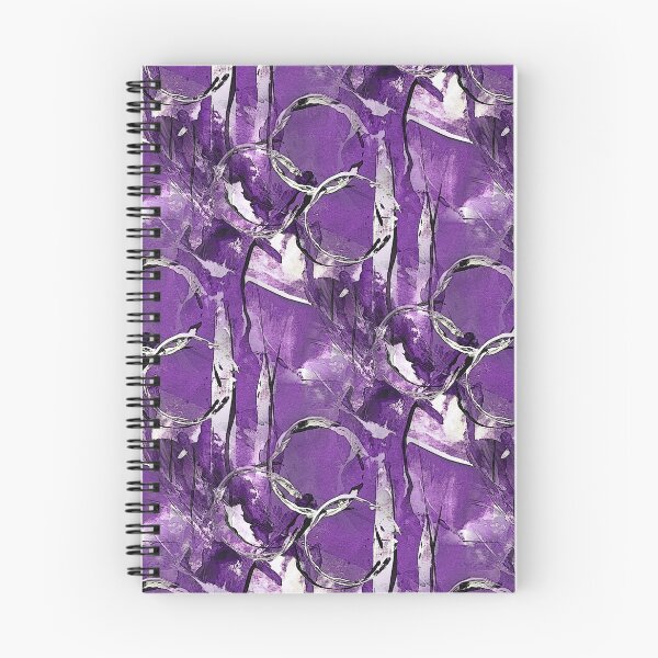 Item preview, Grunge White Painterly Abstract on Mauve designed and sold by Artistestella.