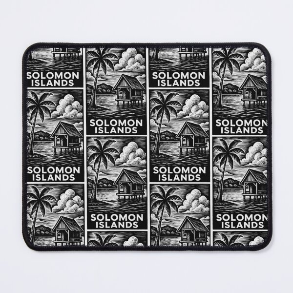 Item preview, Solomon Islands Linocut Style designed and sold by Thistle-TShop.