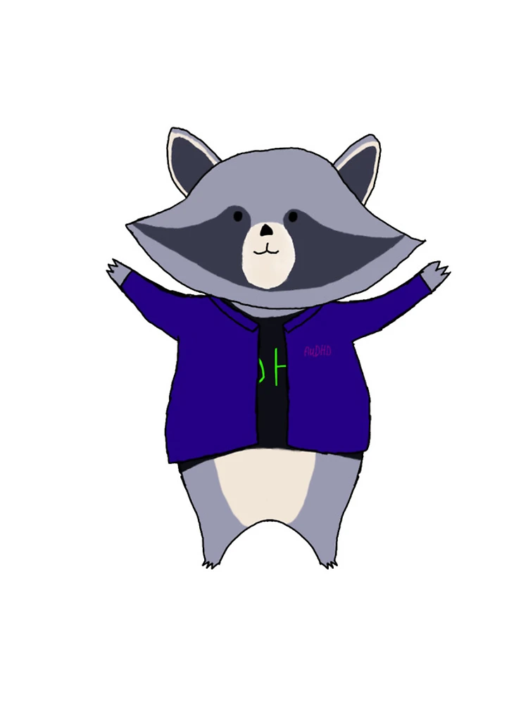 Thumbnail 4 of 4, Samsung Galaxy Phone Case, Audhd Raccoon designed and sold by FakeCreator27.