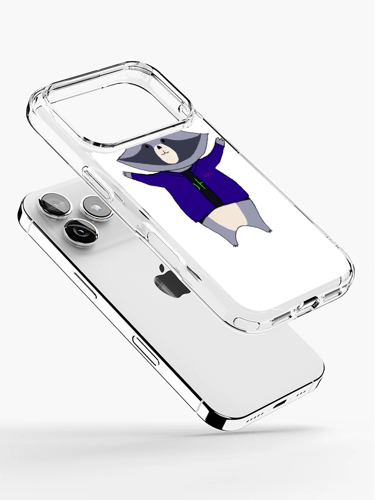 Thumbnail 2 of 5, iPhone Case, Audhd Raccoon designed and sold by FakeCreator27.