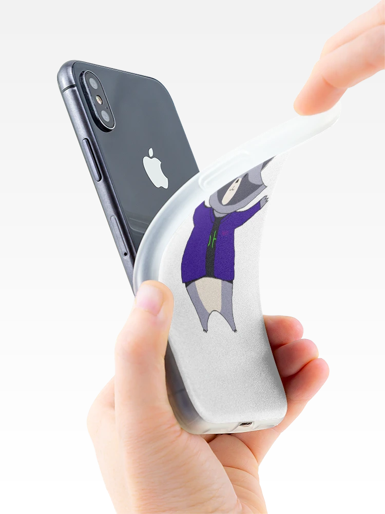 Thumbnail 4 of 5, iPhone Case, Audhd Raccoon designed and sold by FakeCreator27.