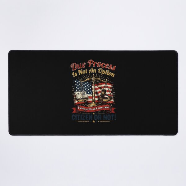 Item preview, Due Process Is Not An Option Scales Of Justice Constitutional Rights Graphic designed and sold by Duerson.